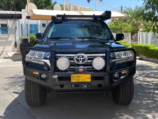Premium Front Bumper with Bull Bar for Toyota Land Cruiser 200-series 2016-2021